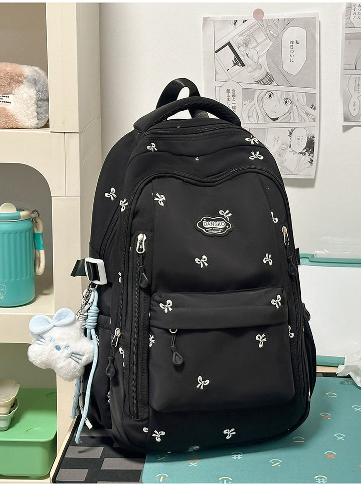 Brodert Multi-Romskompartments Fritids Skole Ryggsekk