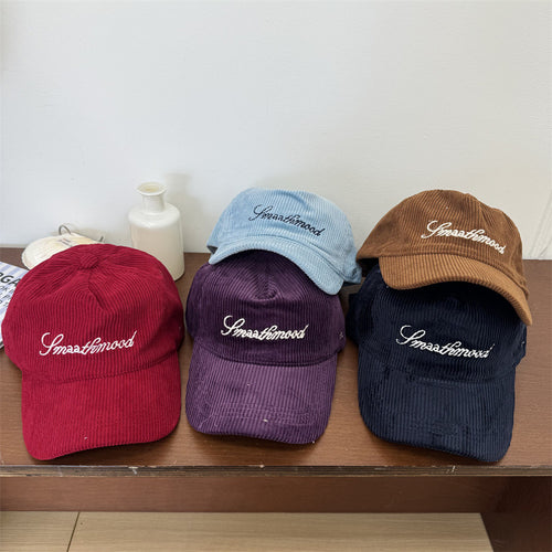 Kvinnenes Fløyelsaktige Teksturerte Baseballcaps Skanto