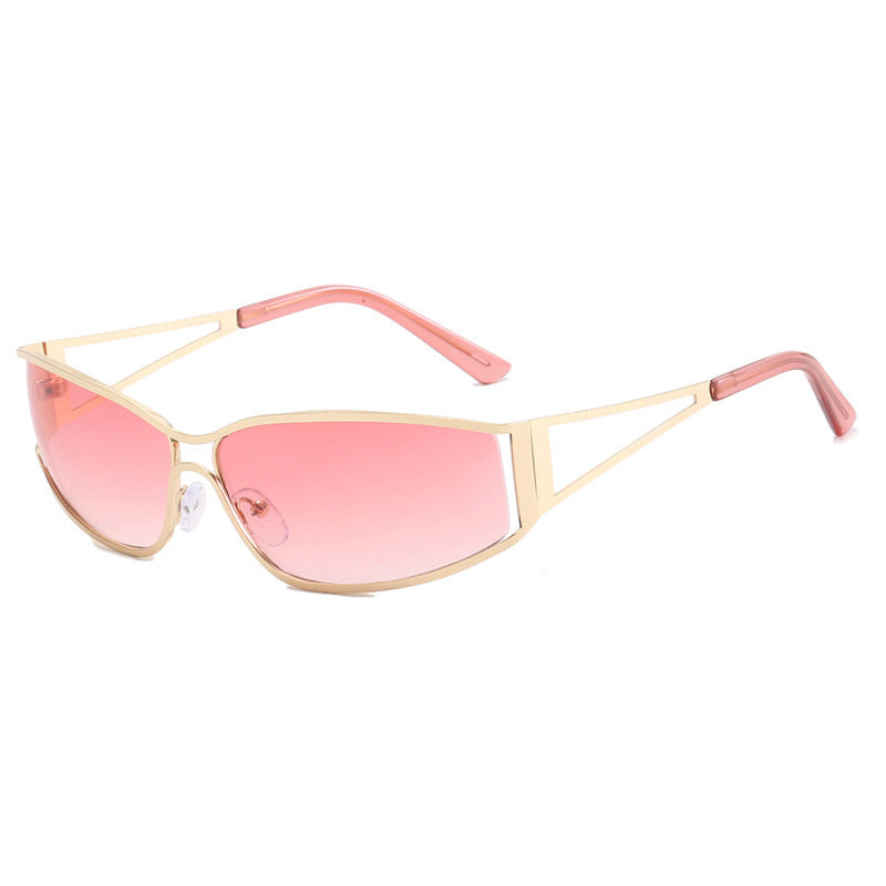 Damer sporty solbrille i futuristisk stil Skanto
