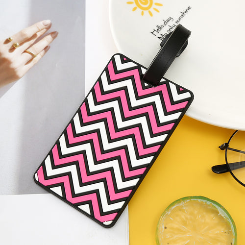 Unisex Chevron Mønstret Bagasjelapp Skanto