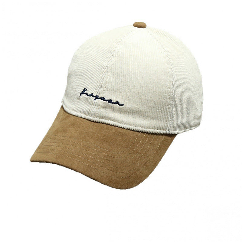 Herre Strukturert Corduroy Baseball Caps Skanto