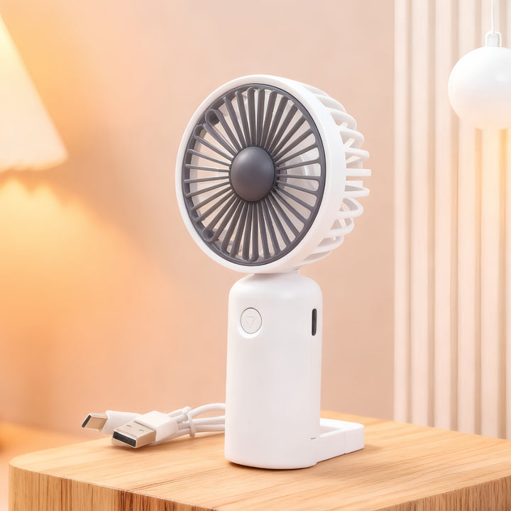Dame Bærbar Håndvifte med USB-C-tilkobling og innovativ design Skanto