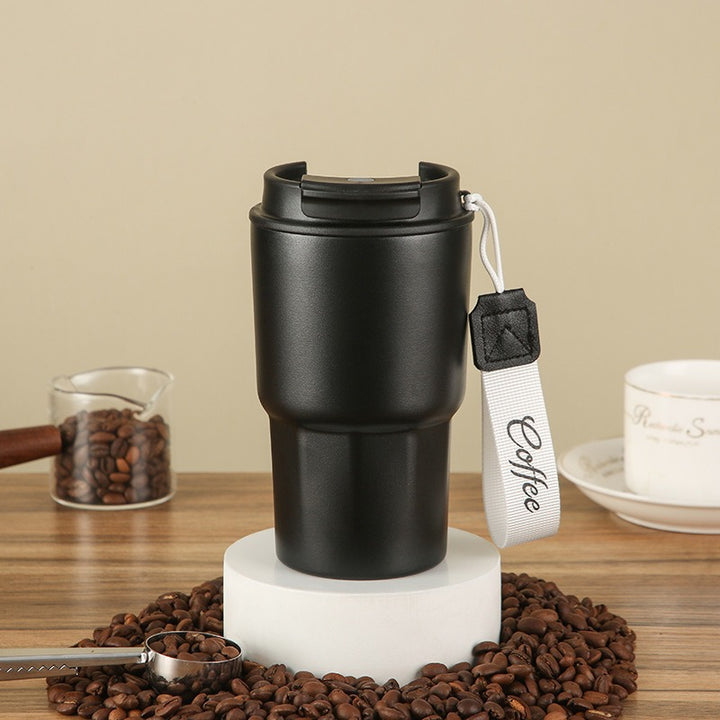 Damer høy kvalitets kaffekopp med silikondeksel Skanto
