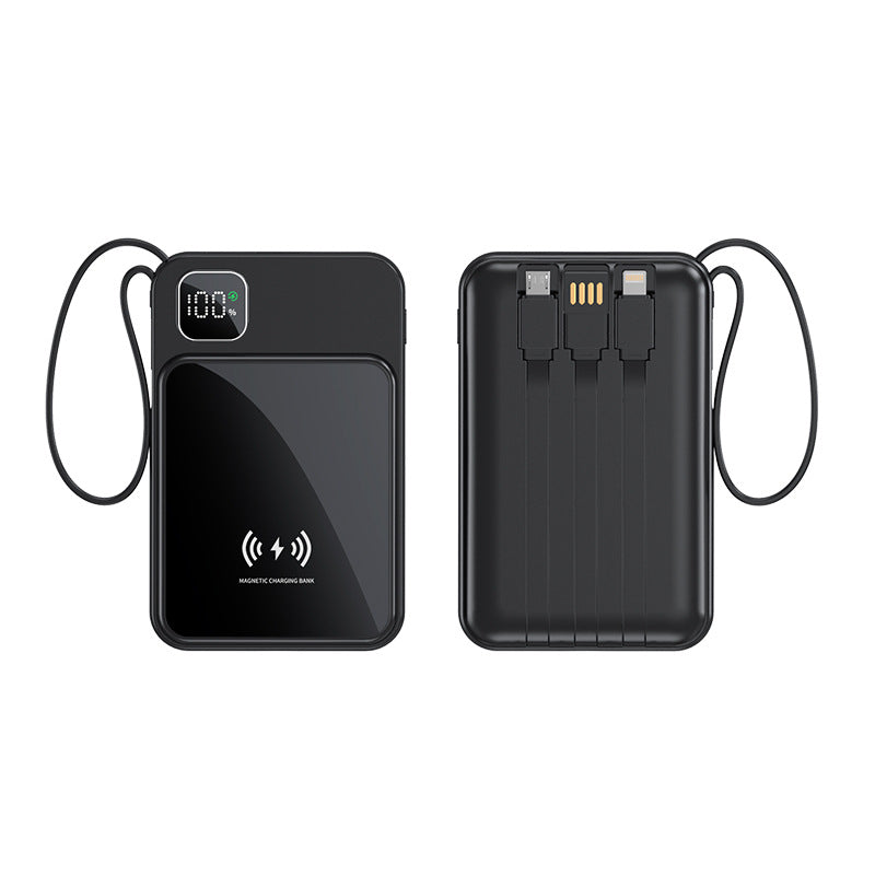 Magnetisk powerbank med hurtigladingfunksjon Skanto