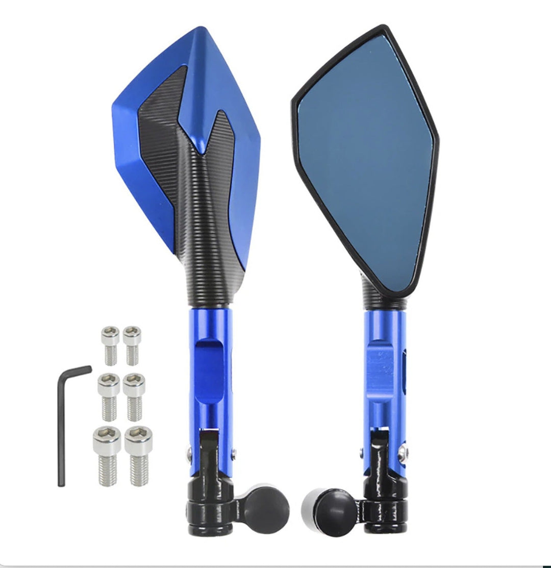 High-Visibility Adjustable Racing Mirrors Skanto