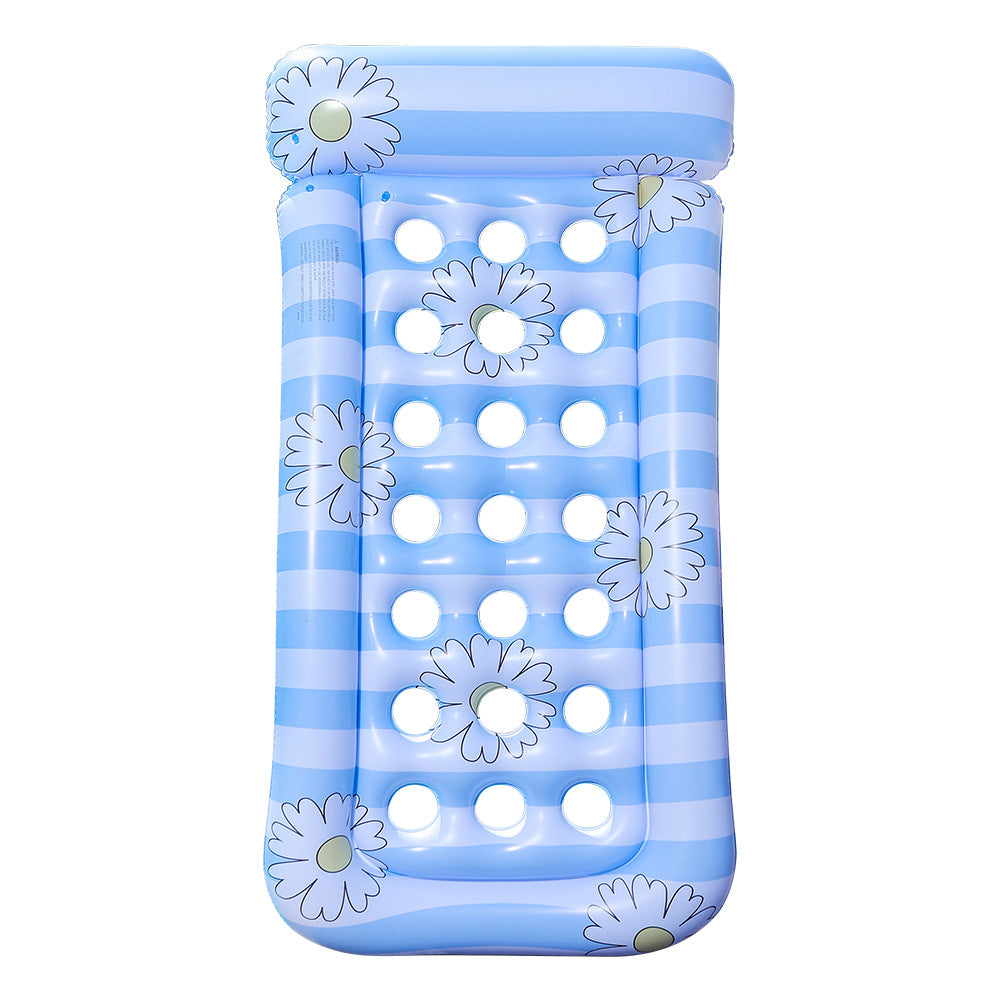 Kvinnenes oppblåsbare lounger med blomstermotiv Skanto