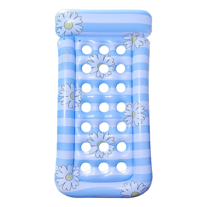Kvinnenes oppblåsbare lounger med blomstermotiv Skanto