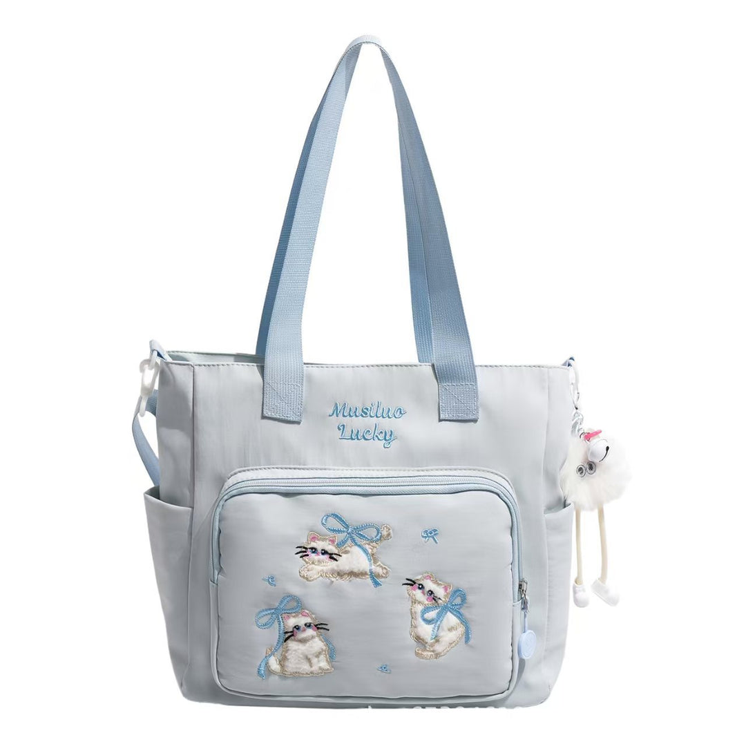 Søt Illustrert Tote Bag Skanto