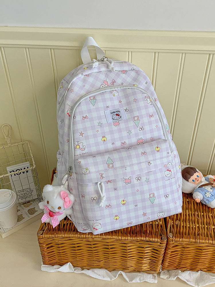 Søt Kawaii-tema Skole Ryggsekk