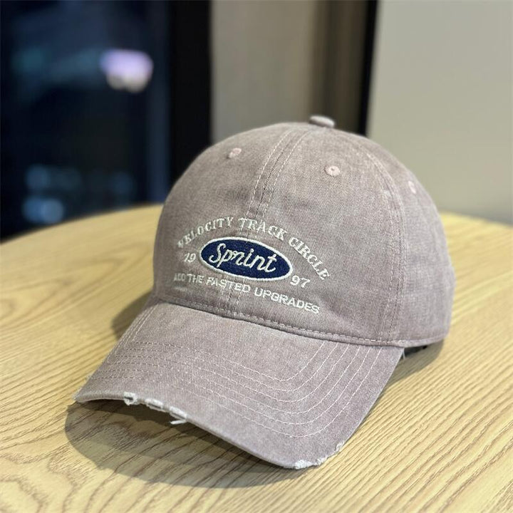 Herre Casual Vintage Brodert Baseballcaps Skanto