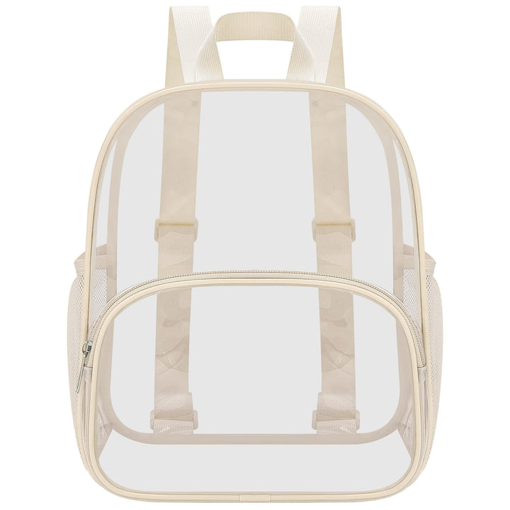 Unisex transparent hverdagsryggsekk med forsterket bunn og pustende stropper Skanto