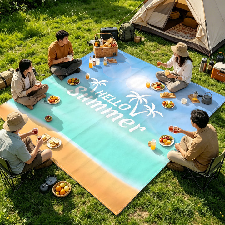 Mandala Design Strandmat Skanto