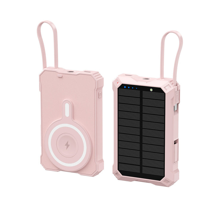 Solar Powerbank med trådløs ladefunksjon Skanto