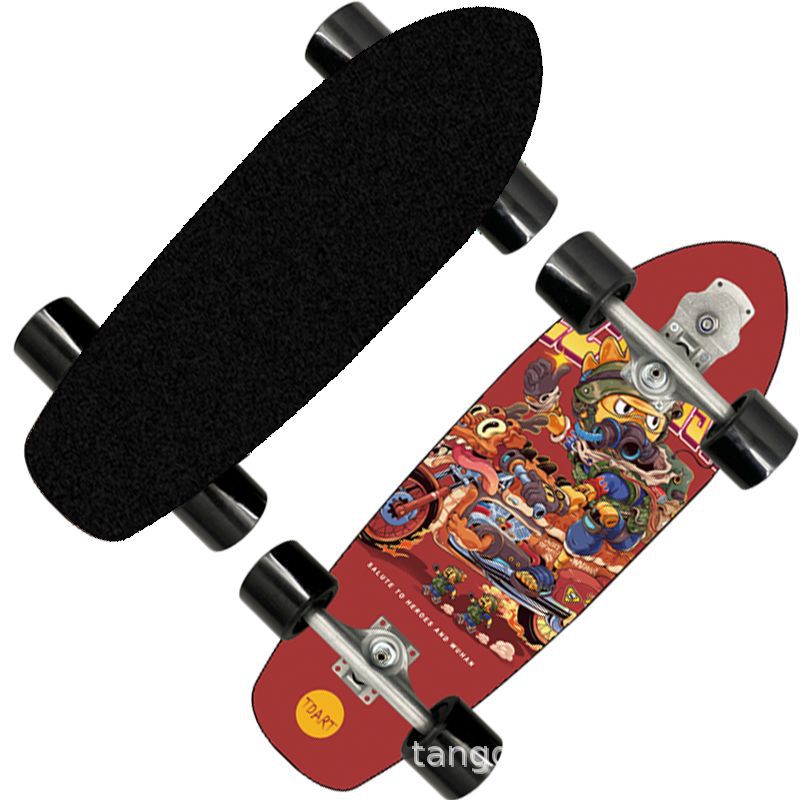 Retro-inspirert mini cruiser skateboard Skanto