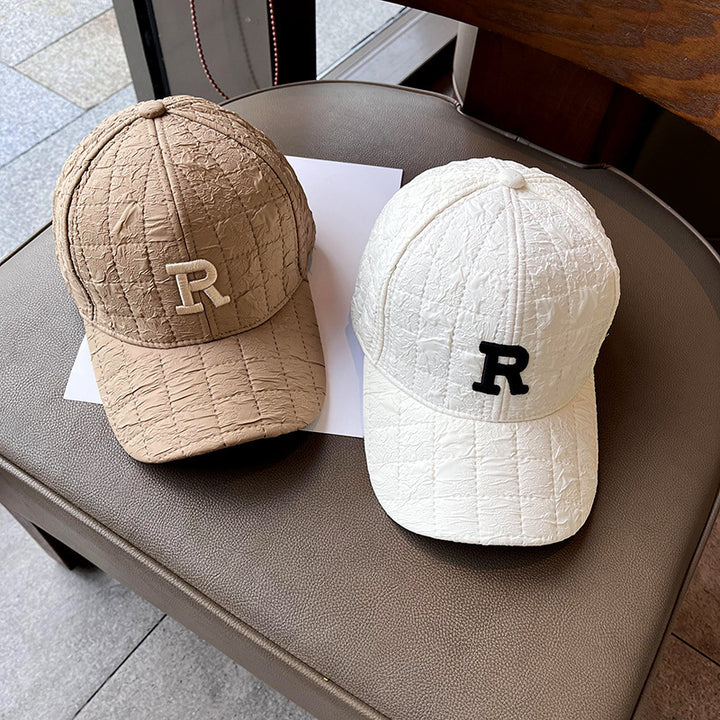 Kvinne Contemporary Teksturert Design Baseball Cap Skanto