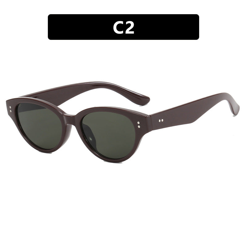 Women's stylish Cat-Eye glasses with elegant plastic frame Skanto
