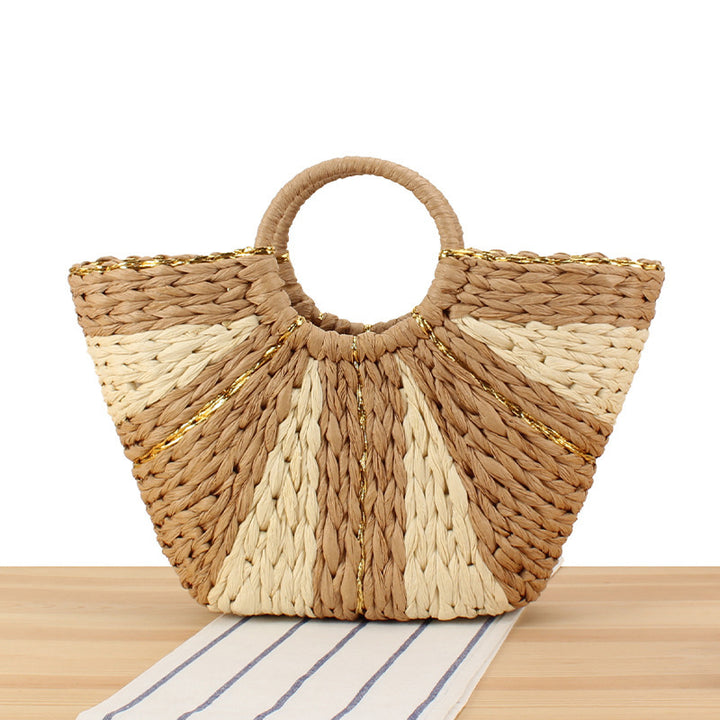 Elegant Flettet Tote Bag med Eksepsjonelt Design Skanto