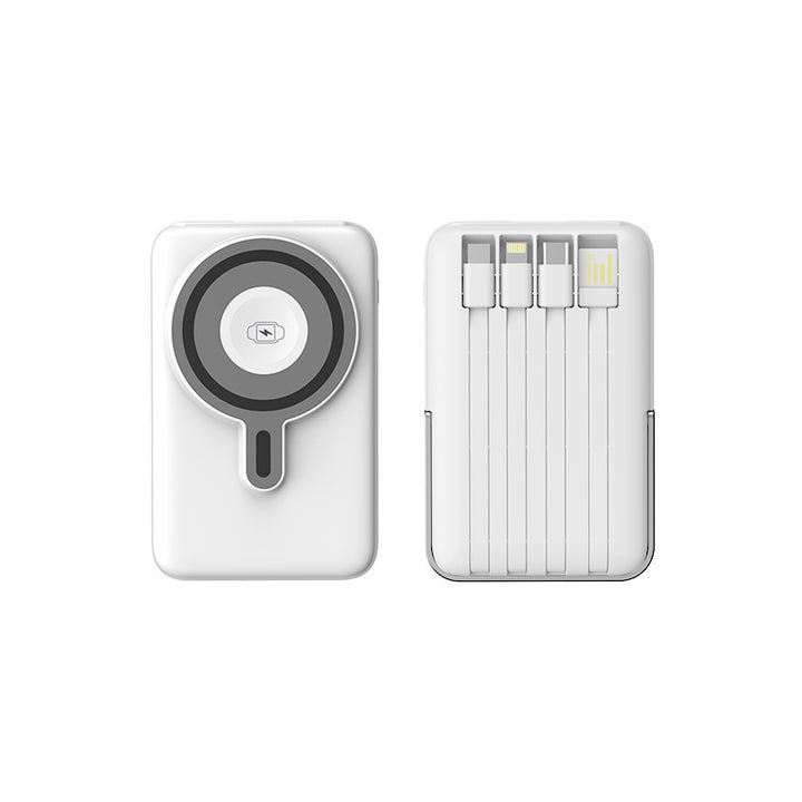 Bærbar Magsafe Powerbank med multifunksjonelle USB-porter og LED-batterivisning Skanto