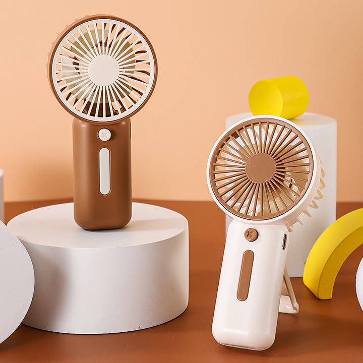 Unisex Bærbar Mini Håndvifte med ergonomisk design Skanto