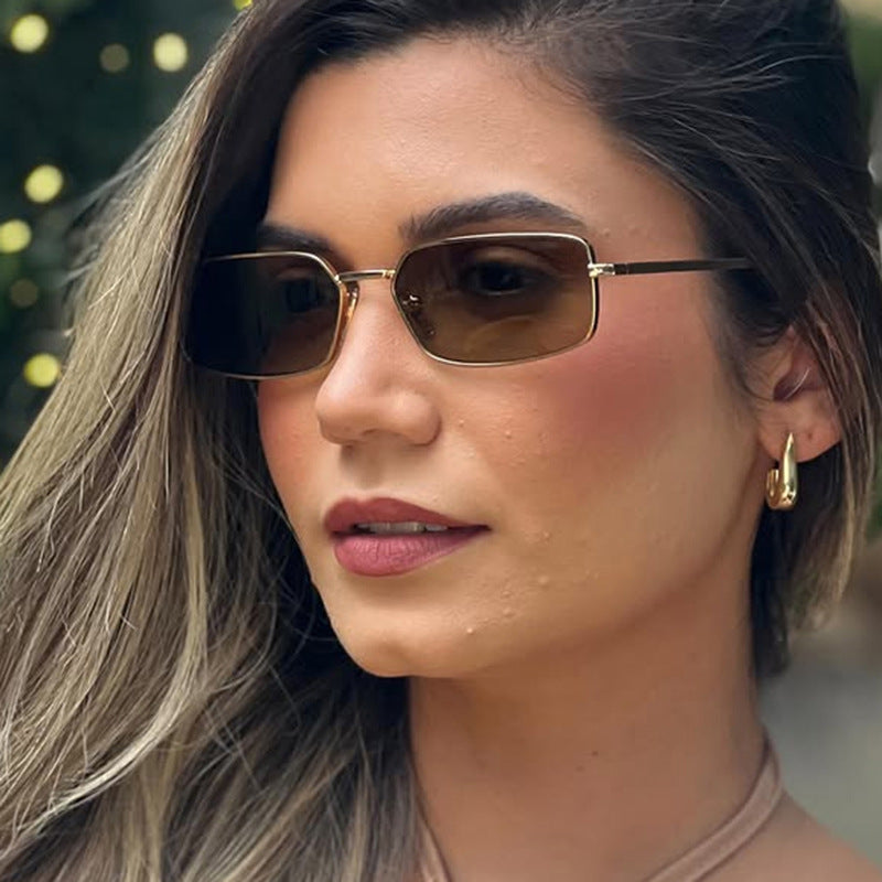 Women's stylish square sunglasses with polarized lenses Skanto