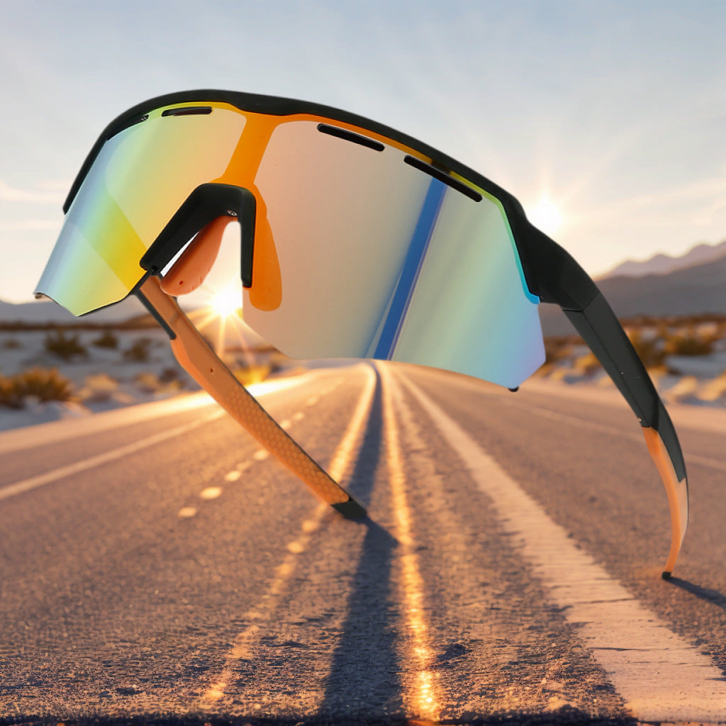Men's Sport Performance Shield Sunglasses Skanto