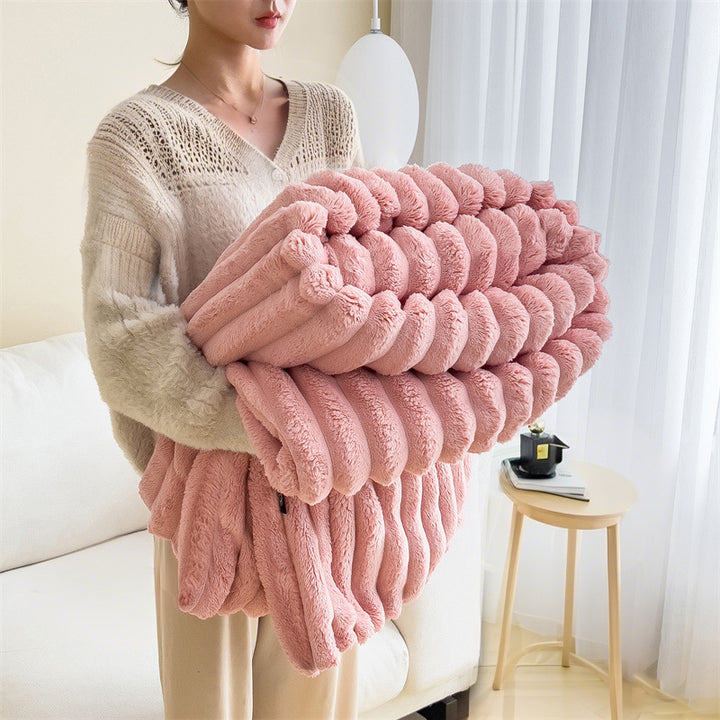 Dame luksus fleece-pledd Skanto