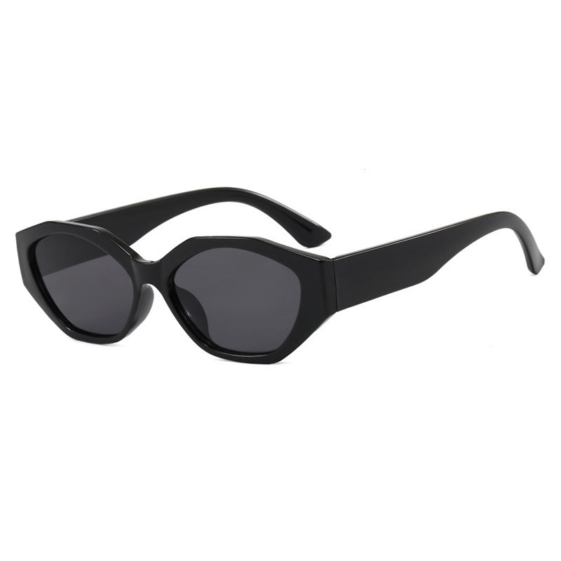 Women's stylish sunglasses in modern geometric design with protective UV filter Skanto