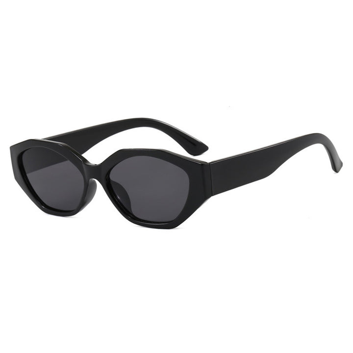 Women's stylish sunglasses in modern geometric design with protective UV filter Skanto