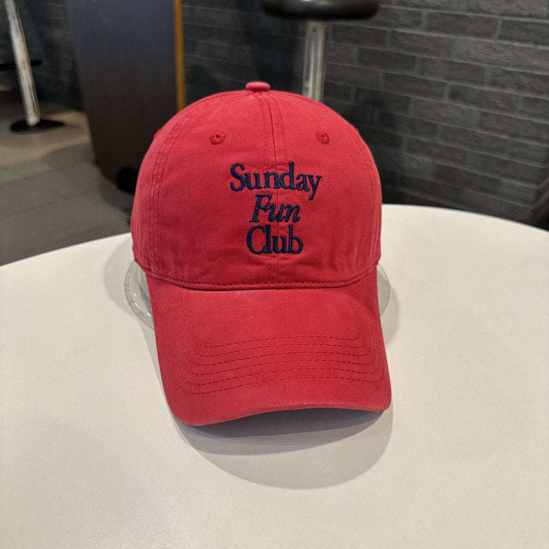 Unisex Brodert Bomull Baseball Caps Skanto