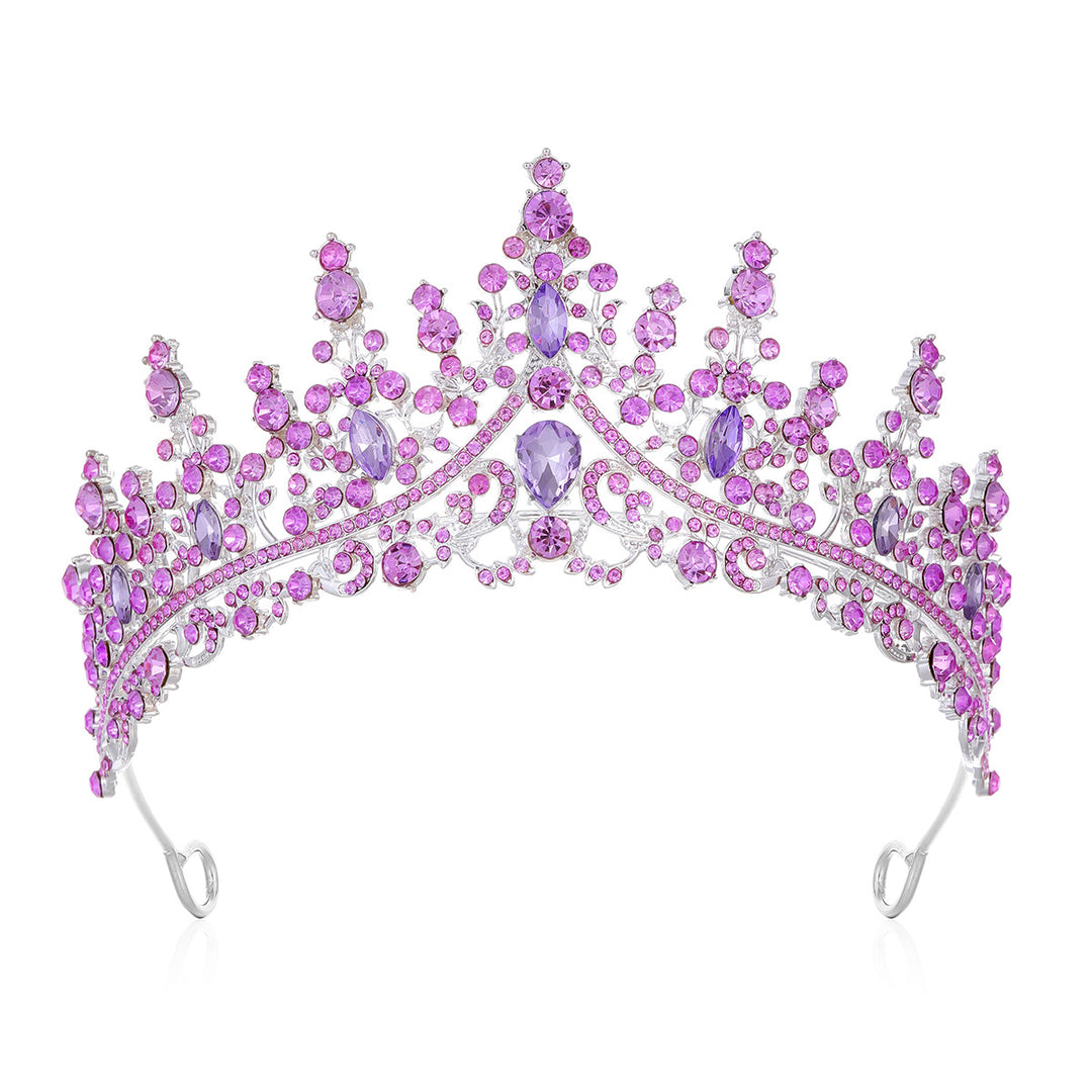 Dame Strass Tiara med glitrende edelstener Skanto