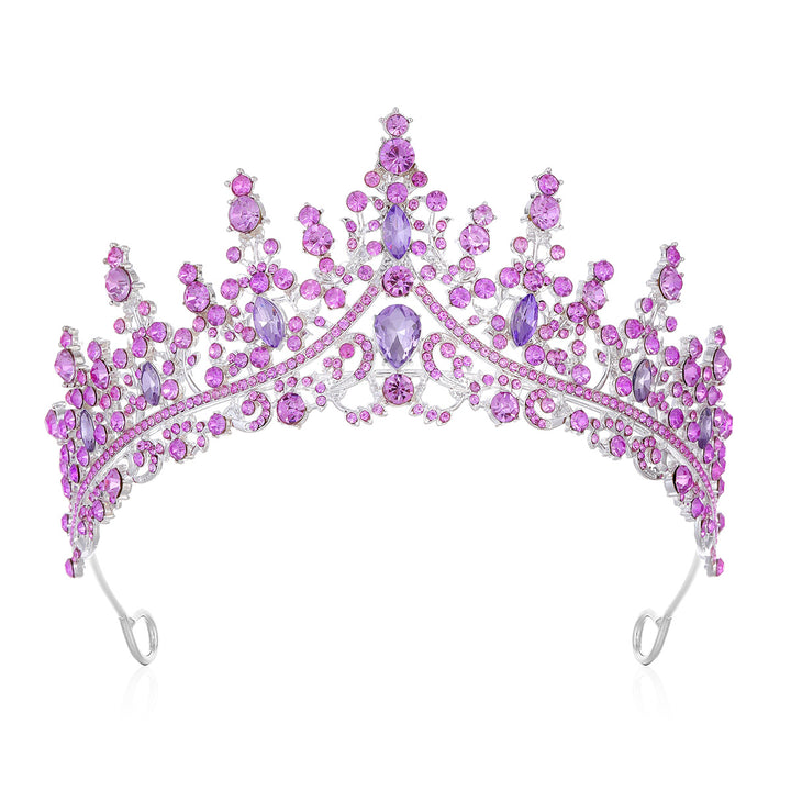 Dame Strass Tiara med glitrende edelstener Skanto
