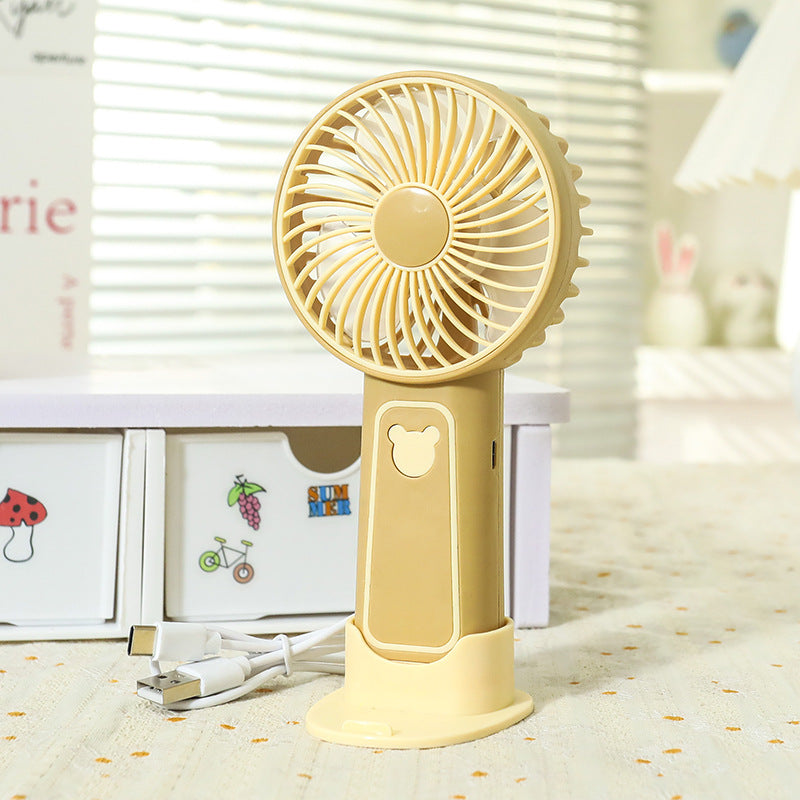 Dame Mini Håndvifte med USB-ladefunksjon Skanto