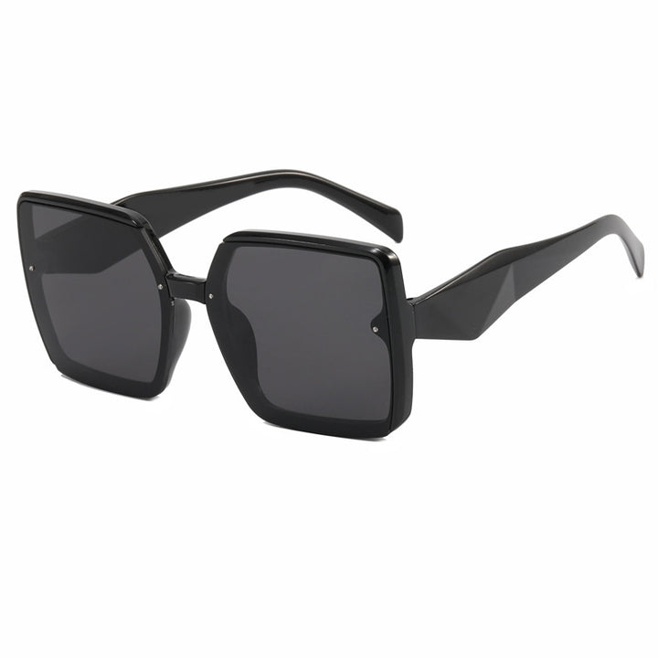 Dame overdimensjonert kvadratisk solbrille Skanto