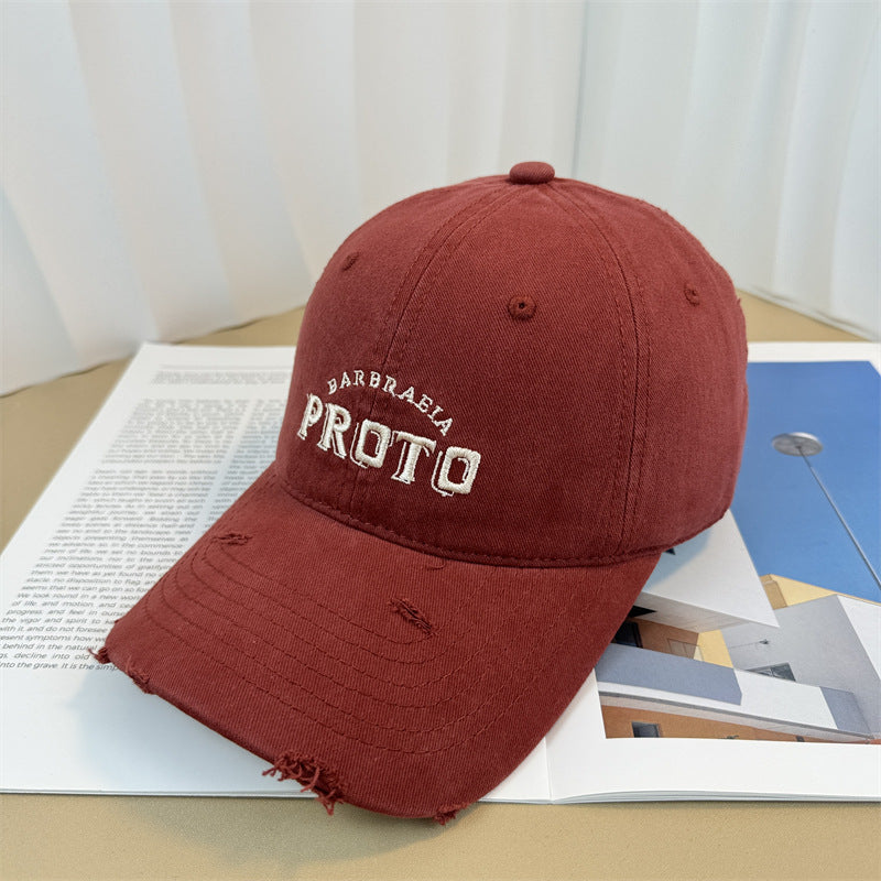 Herre Vintage-Inspirert Slitt Baseball Caps Skanto