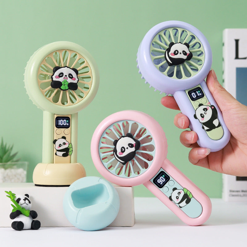 Kvinnelig bærbar miniblad med søtt panda-design Skanto