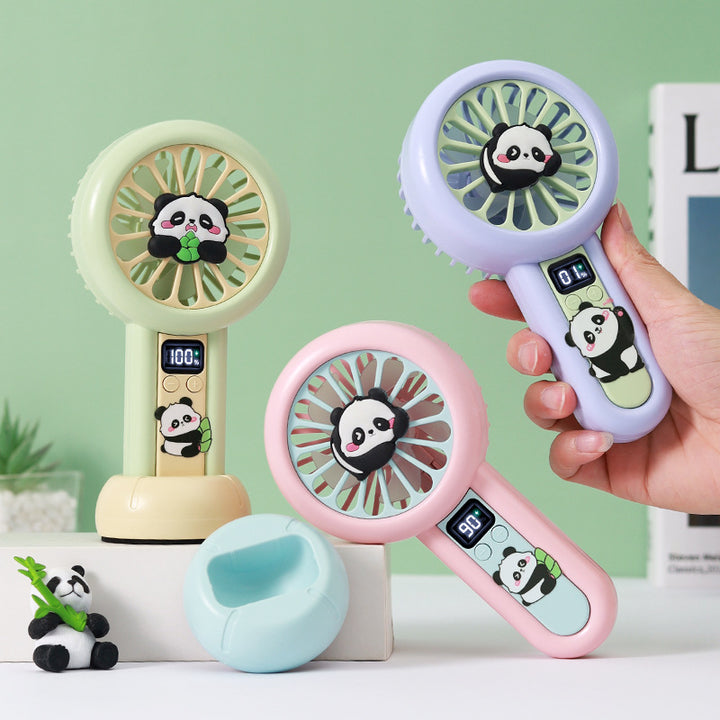 Kvinnelig bærbar miniblad med søtt panda-design Skanto