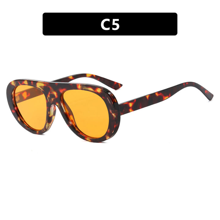 Women's stylish sunglasses with unique futuristic design Skanto