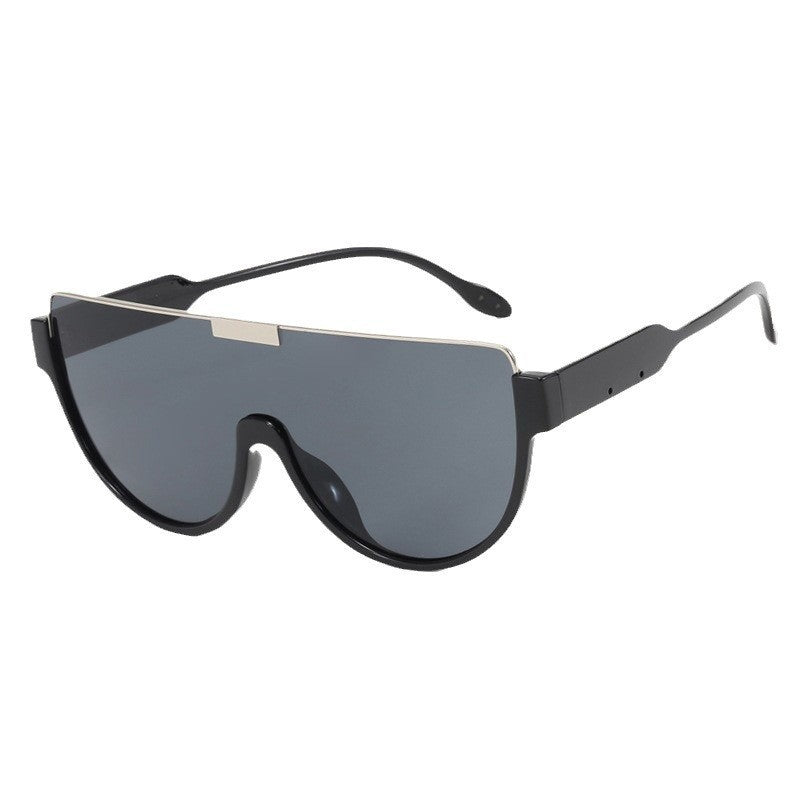 Dame Fasjonable Oversized Solbriller med innovativt design Skanto