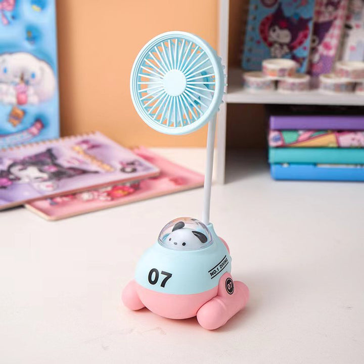 Unisex Bærbar Mini-vifte i søtt panda-design Skanto