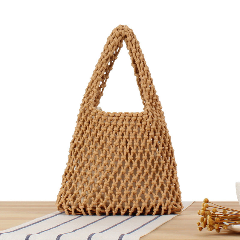Hand-knotted jute bag Skanto