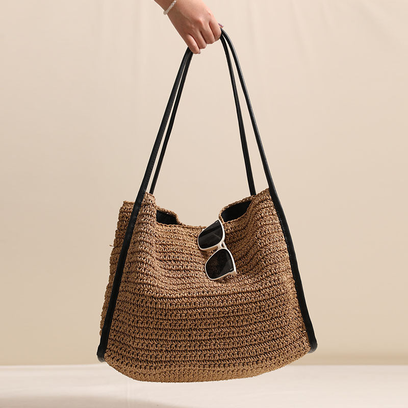 Handbag made of braided material Skanto