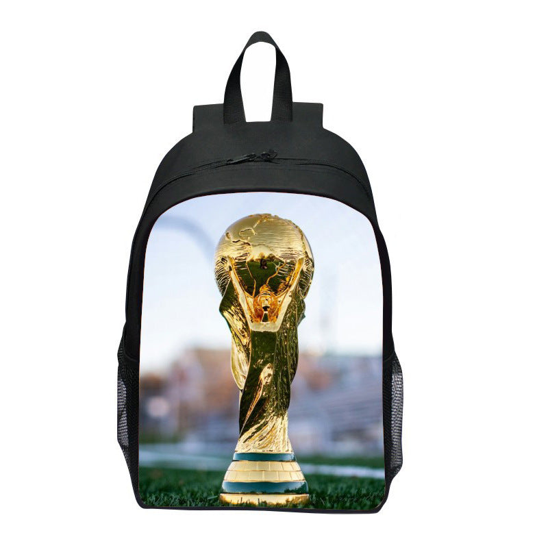 Sporty ryggsekk med Wm-trofé design Skanto