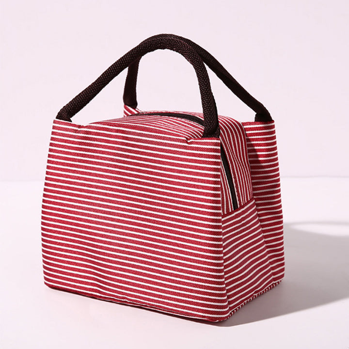 Isolert lunsjveske med stilige striper Skanto