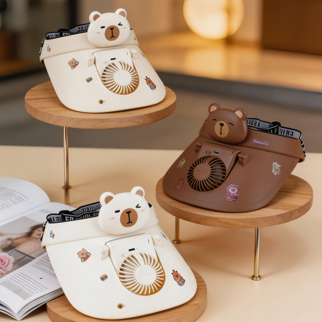 Kvinner Bærbar USB Håndvifte med Lekent Panda Design Skanto