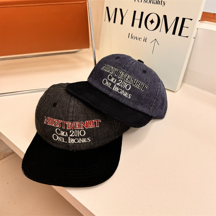 Herre Vintage-Inspirert Brodert Baseball Caps Skanto