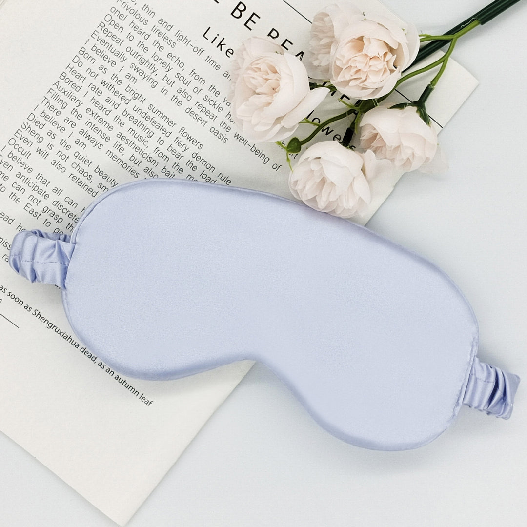 Dame nan silkeslignende sovemaske med ekstra polstring og elastisk satinsnor Skanto