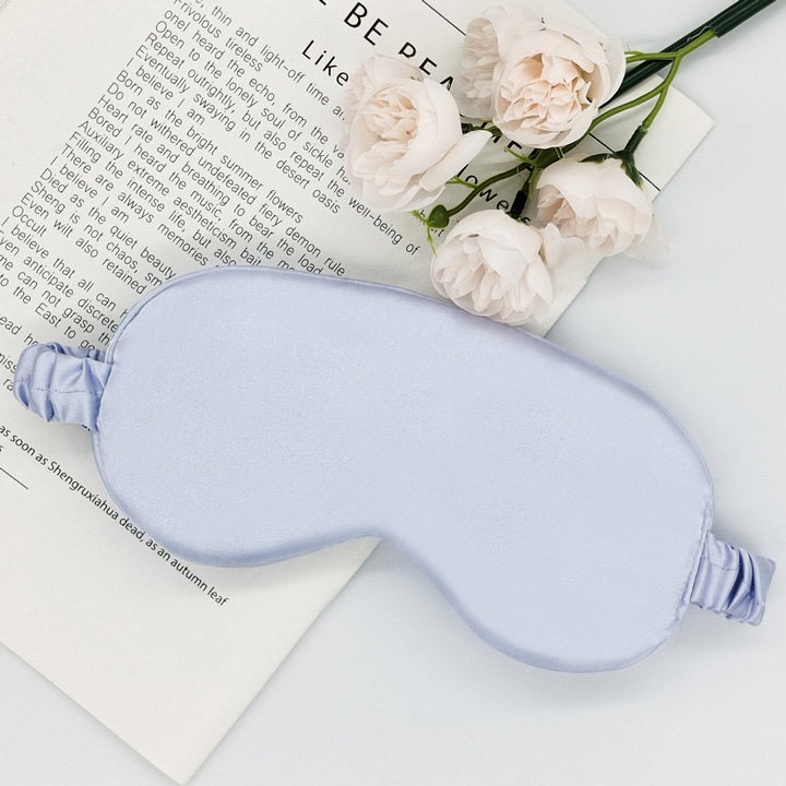Dame nan silkeslignende sovemaske med ekstra polstring og elastisk satinsnor Skanto