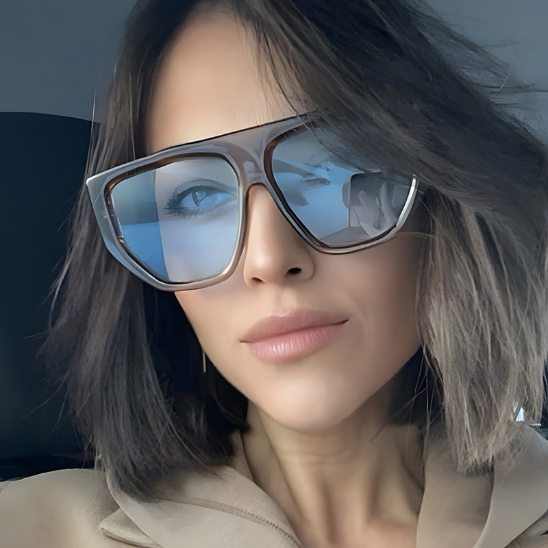 Women's fashionable oversized sunglasses with innovative frame Skanto