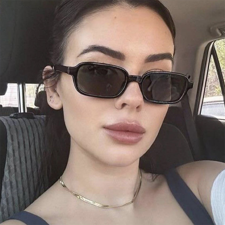 Women's square sunglasses with unique, extravagant design and UV protection Skanto
