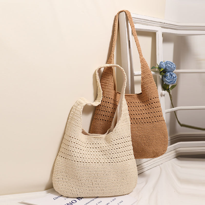 Hand-crocheted tote bag with spacious volume Skanto